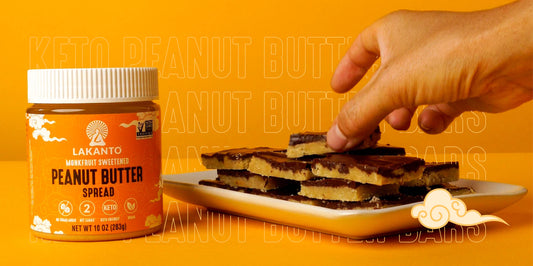 Photo of Keto Peanut Butter Bars recipe by Lakanto