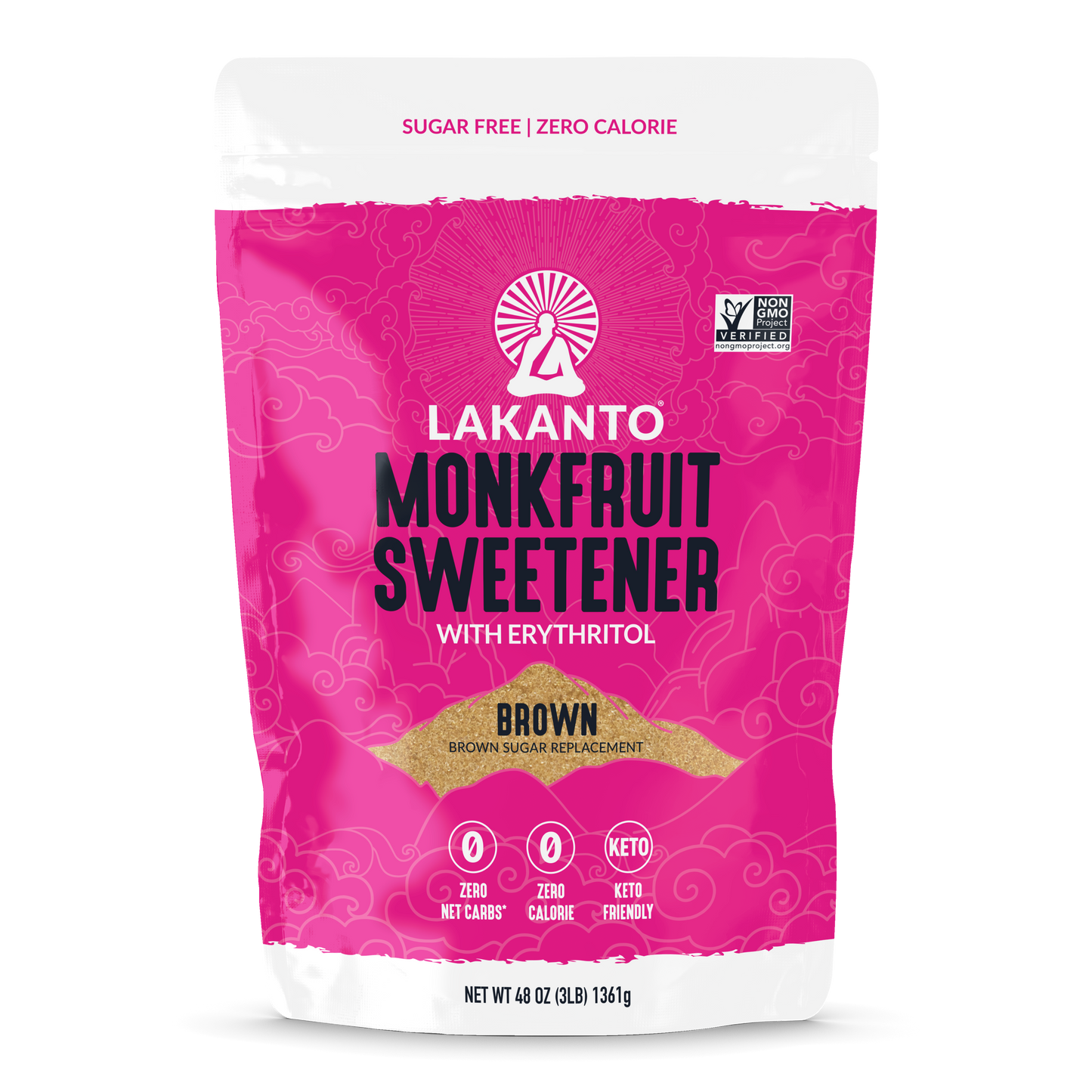 Brown Monkfruit and Erythritol Sweetener - Brown Sugar Replacement