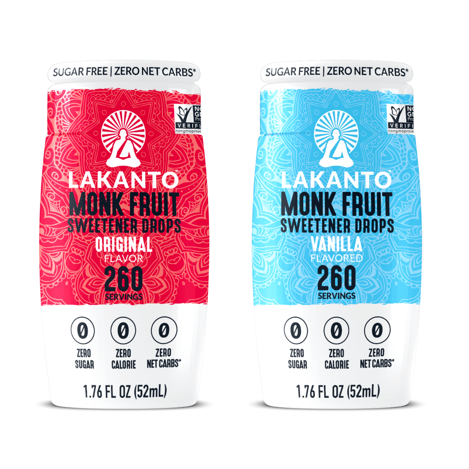 Natural Monk Fruit Sweetener Drops | Lakanto
