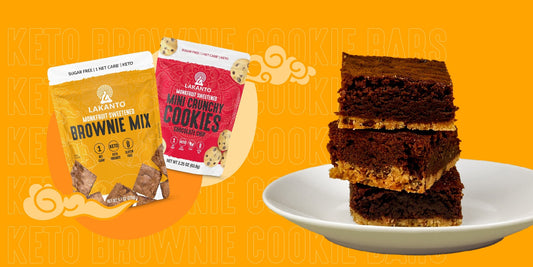 Keto, Gluten Free Brownie Cookie Bars Recipe