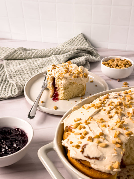 Peanut Butter and Jelly Sweet Rolls