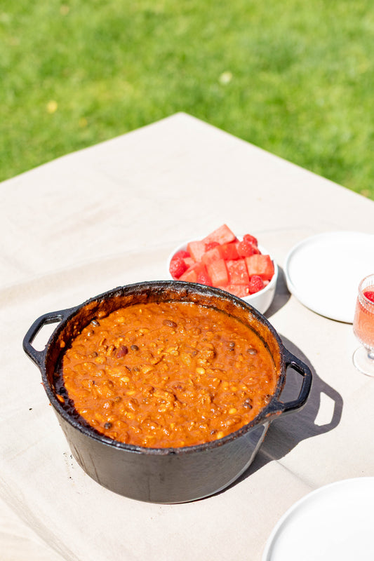 Lightly Sweetened Baked Beans