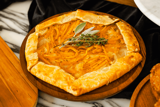 Butternut Squash and Caramelized Onion Galette