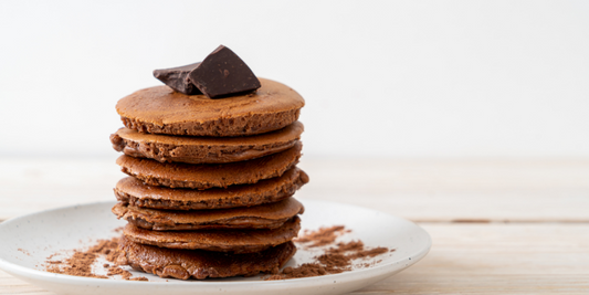 Chloe Kim Inspired, Sugar-Free, Chocolate Pancakes Recipe