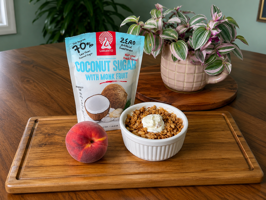 Single-Serve Peach Crisp