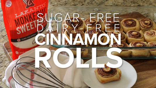 Vegan, Sugar-Free Cinnamon Rolls with Maple Glaze
