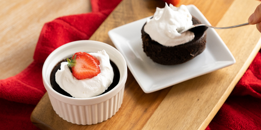 Sugar Free Instant Pot Molten Lava Cake Recipe