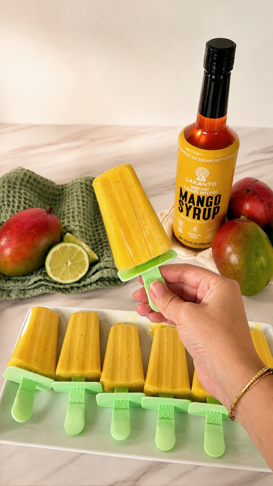 Mango Lassi Popsicles