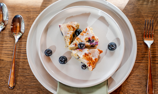 Lemon Blueberry Keto Scones
