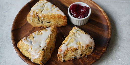 No Added Sugar Currant Meyer Lemon Scones Recipe
