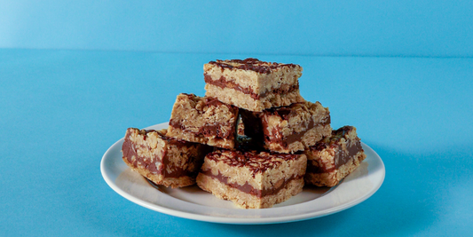 Oatmeal Almond Butter Fudge Bars Recipe
