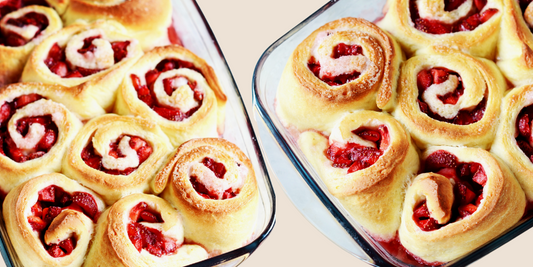 No Sugar Added Peanut Butter & Jelly Cinnamon Rolls Recipe