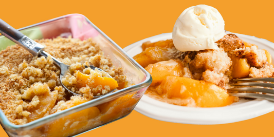Photo of Keto Friendly Peach Cobbler recipe by Lakanto