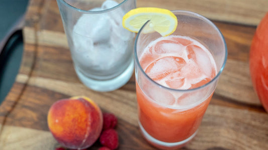 Sugar-Free Peach Raspberry Lemonade Recipe
