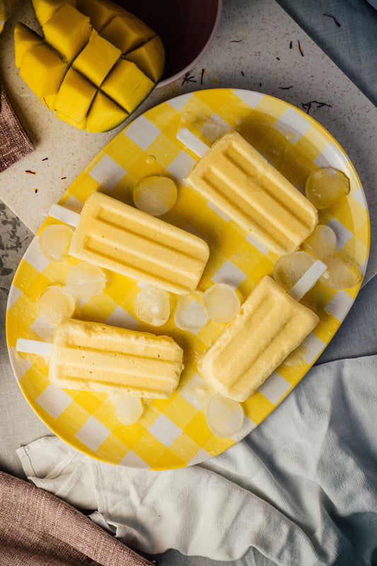Mango Lassi Popsicles