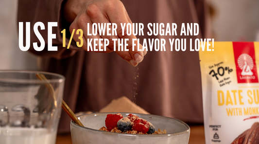 Lakanto Date Sugar with Monk Fruit vs. Regular Date Sugar: A Clear, Side-by-Side Look