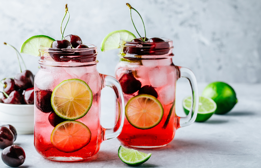 Low Sugar Cherry Limeade