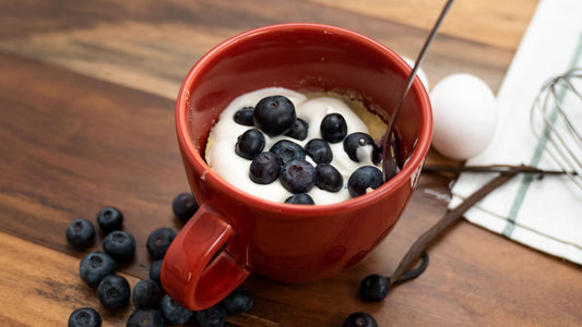 Blueberry Sponge Mug Cake Recipe
