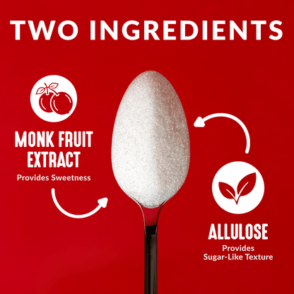 Classic Monkfruit and Allulose 2:1 Sweetener Packets - White Sugar Replacement