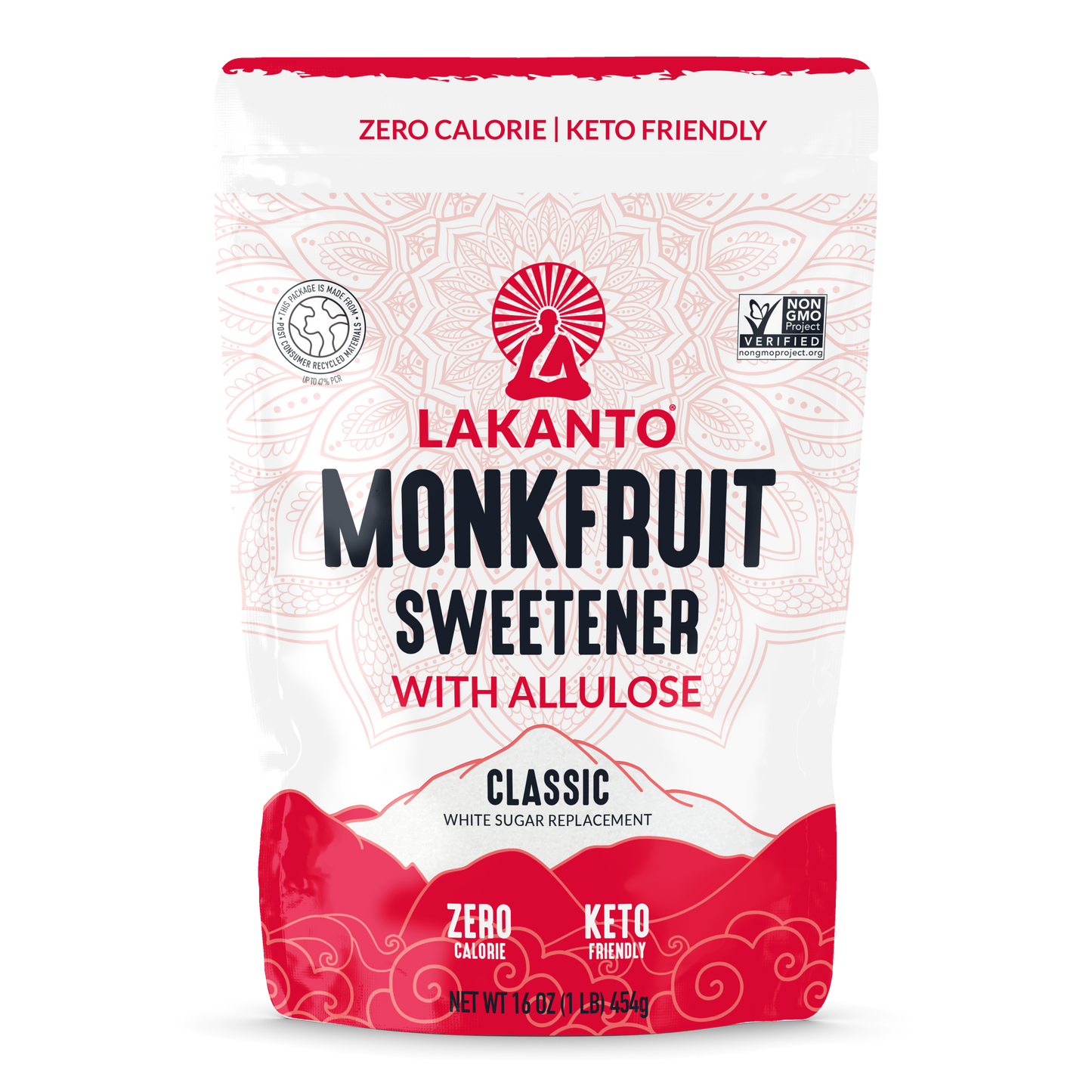 Classic Monkfruit Sweetener with Allulose - White Sugar Replacement
