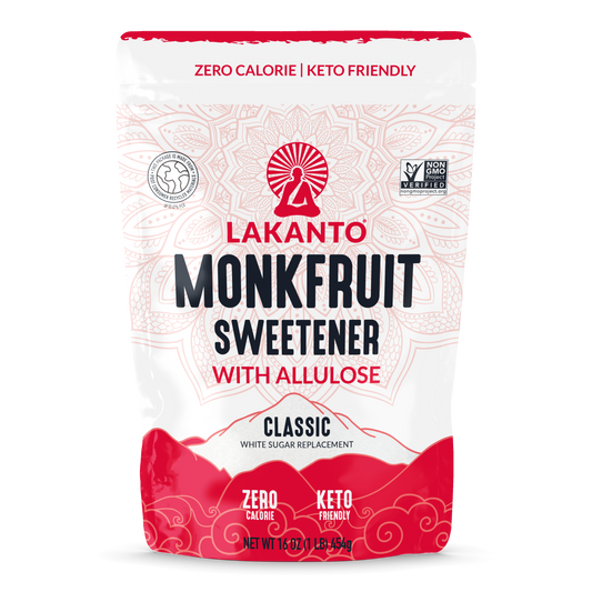 Classic Monkfruit Sweetener with Allulose - White Sugar Replacement