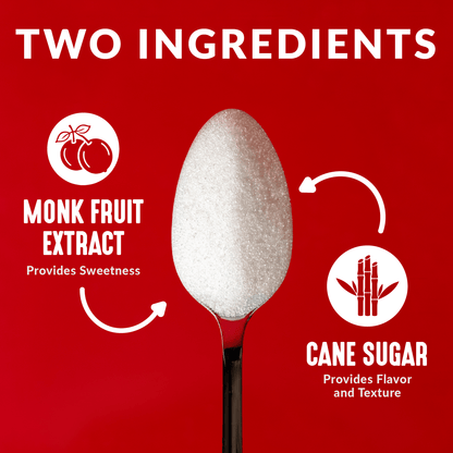 Cane Sugar with Monk Fruit