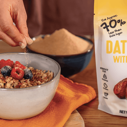 Date Sugar with Monk Fruit Sweetener (Reduced Sugar)
