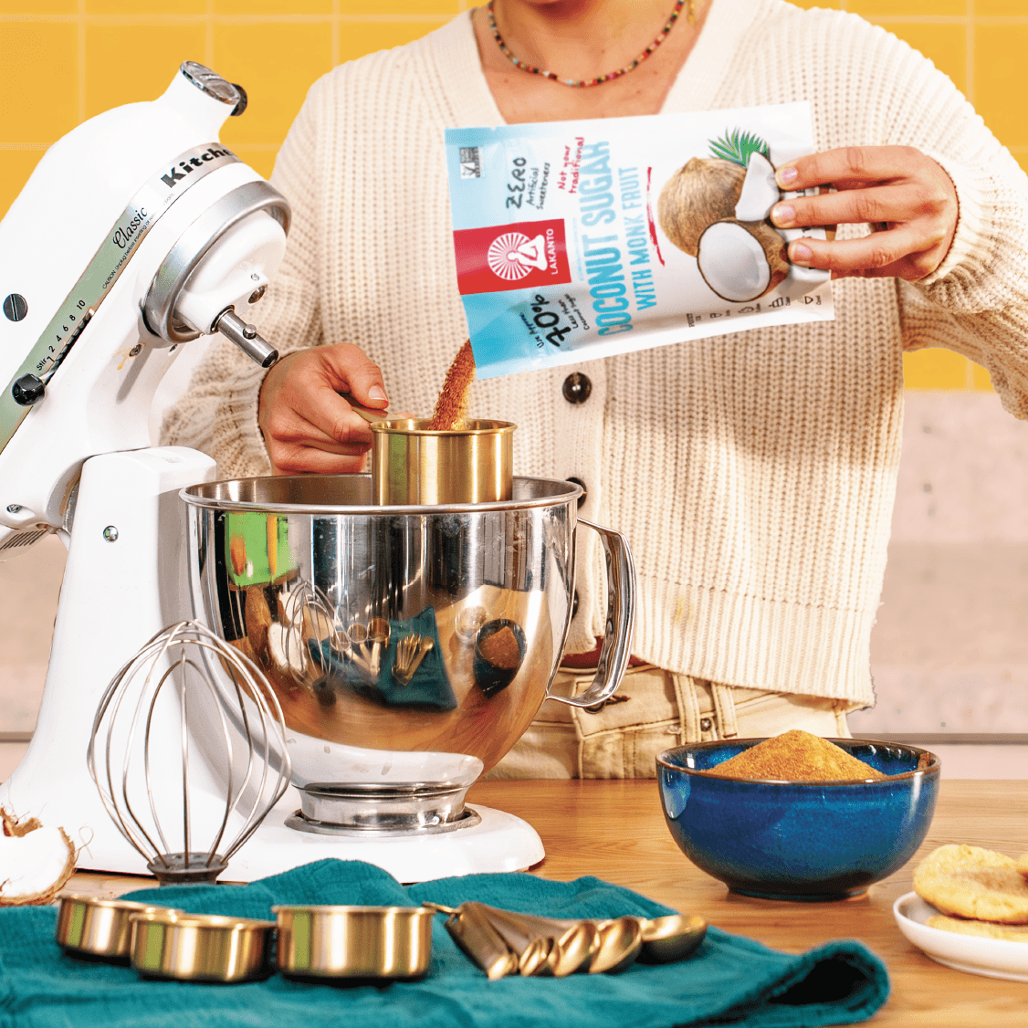 Coconut Sugar with Monk Fruit Sweetener (Reduced Sugar)