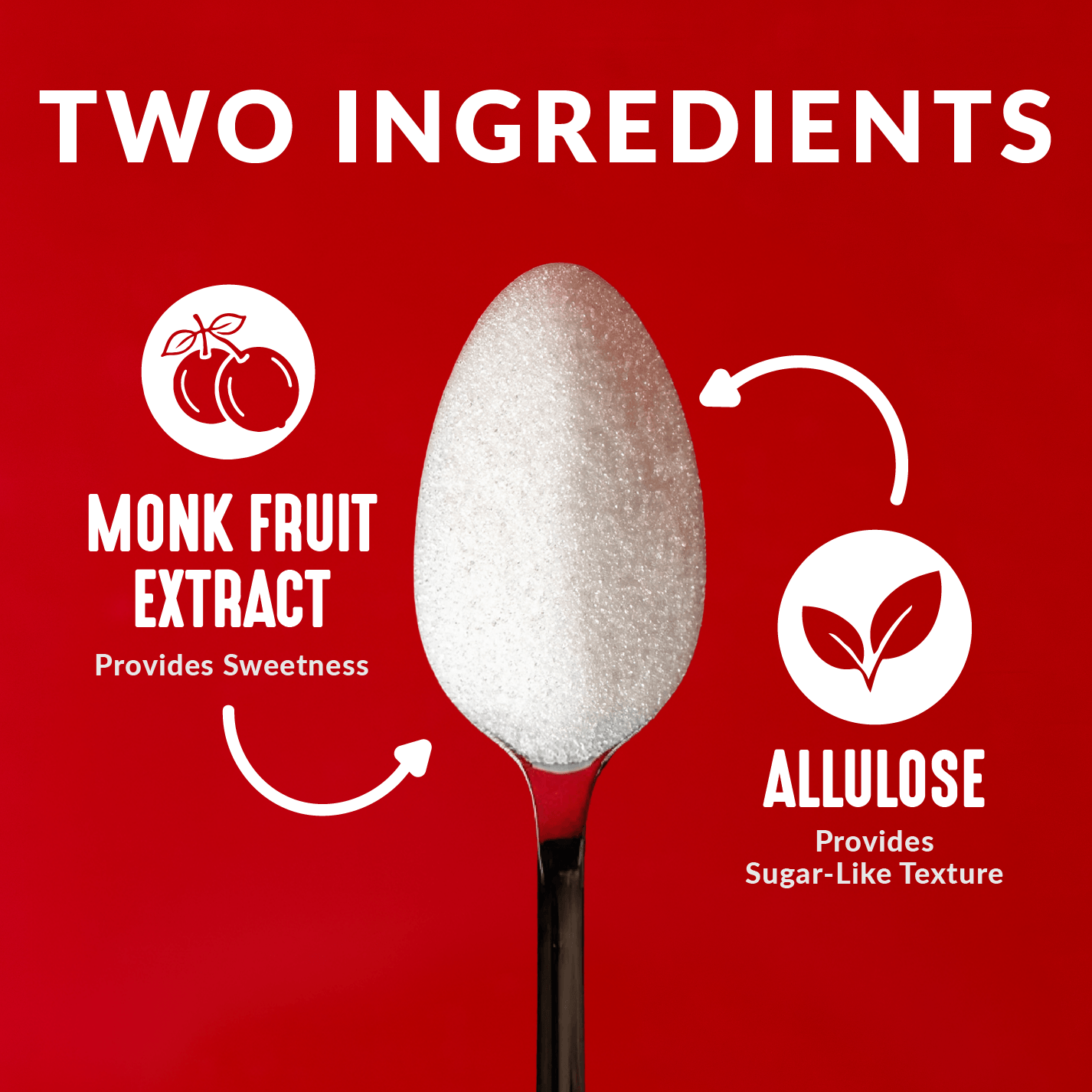 Classic Monkfruit Sweetener with Allulose - White Sugar Replacement