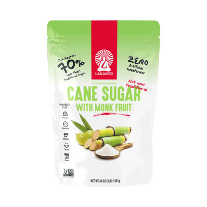 Cane Sugar with Monk Fruit
