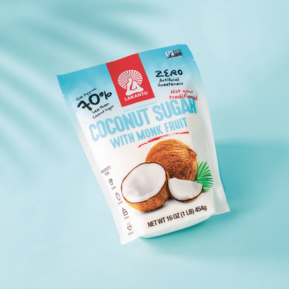 Coconut Sugar with Monk Fruit Sweetener (Reduced Sugar)
