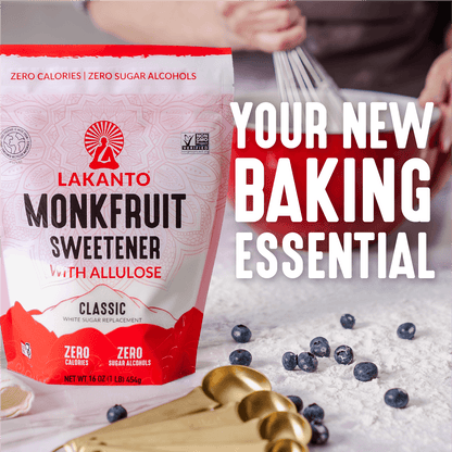 Classic Monkfruit Sweetener with Allulose - White Sugar Replacement