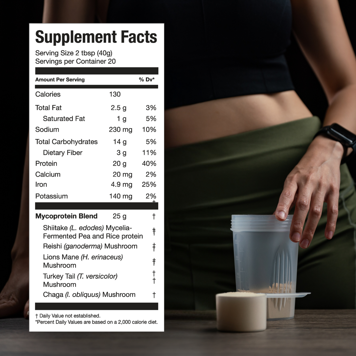 ChagaRoot MycoProtein Products with Lakanto Sweetener