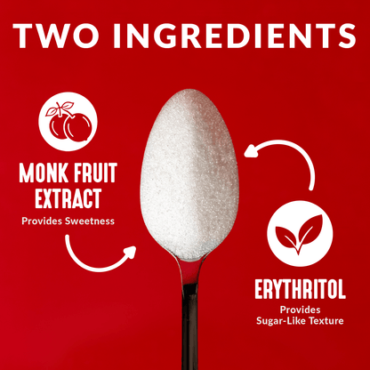 Classic Monkfruit and Erythritol Sweetener - White Sugar Replacement