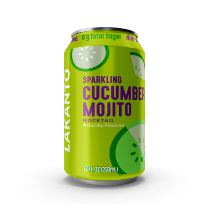 Sparkling Nonalcoholic Mocktail, Cucumber Mojito – Lakanto USA