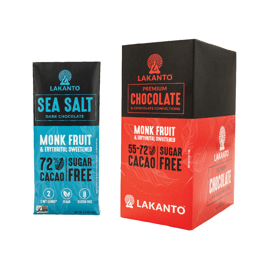 Sea Salt Sugar-Free Chocolate Bars