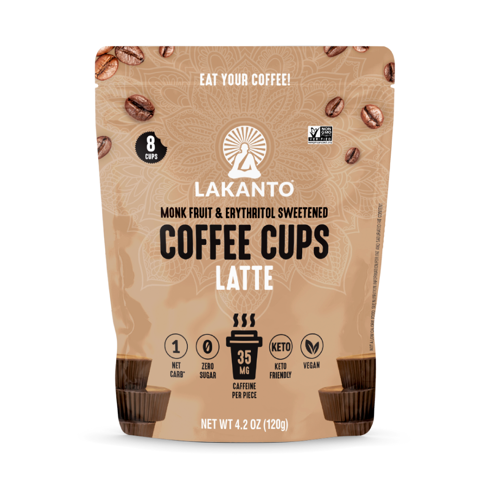 Lakanto Sugar Free Coffee Cups - Latte flavor