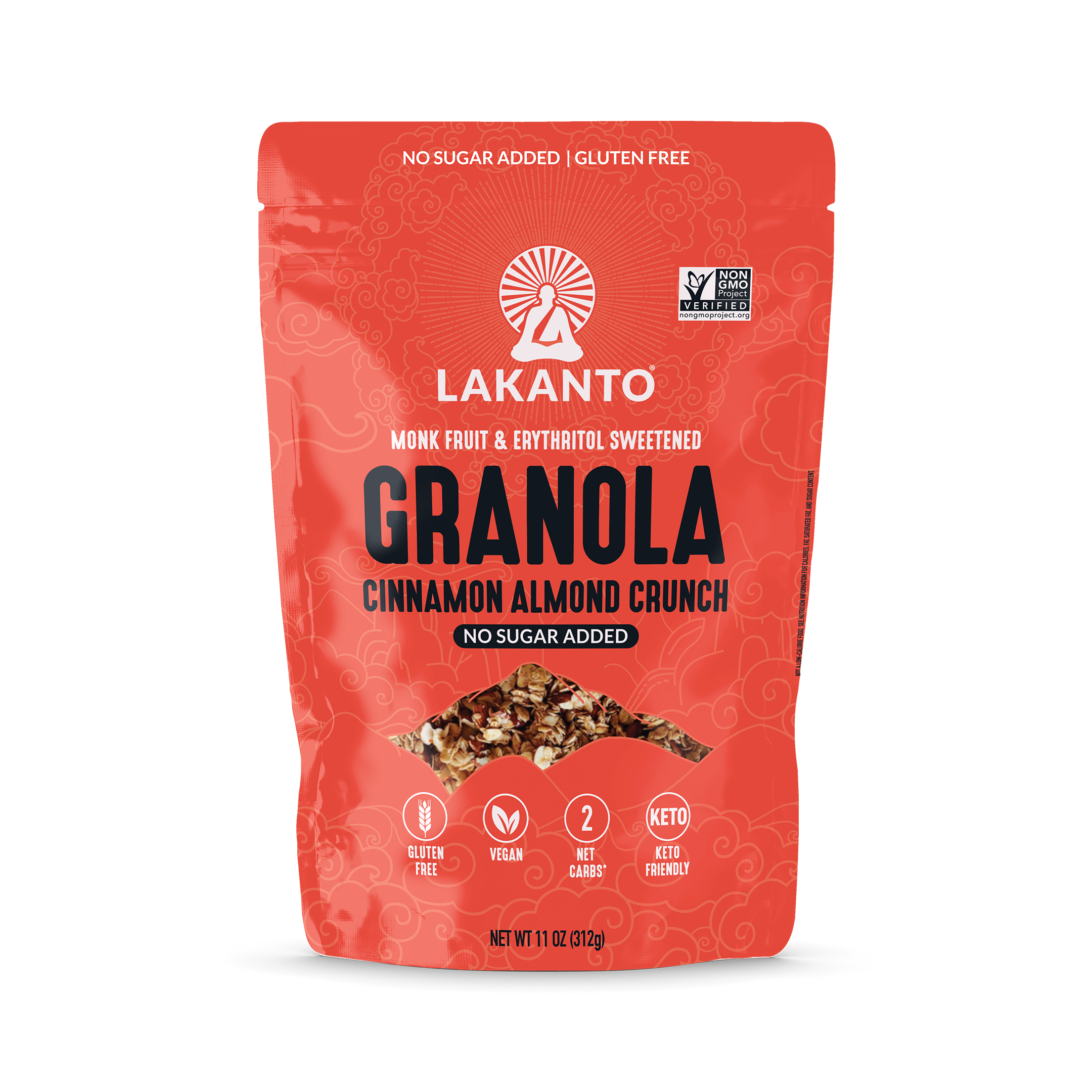 Lakanto Cinnamon Almond Crunch Granola