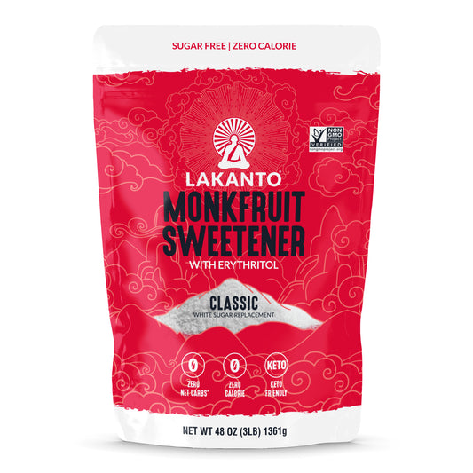 Classic Monkfruit and Erythritol Sweetener - White Sugar Replacement