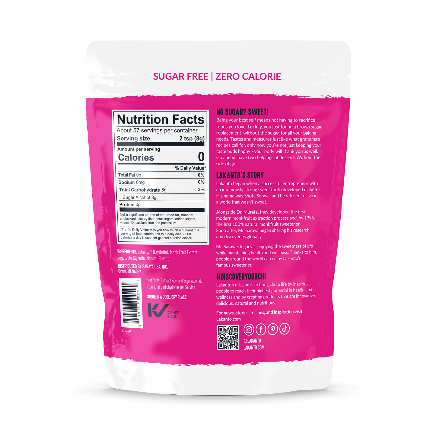 Brown Monkfruit and Erythritol Sweetener - Brown Sugar Replacement