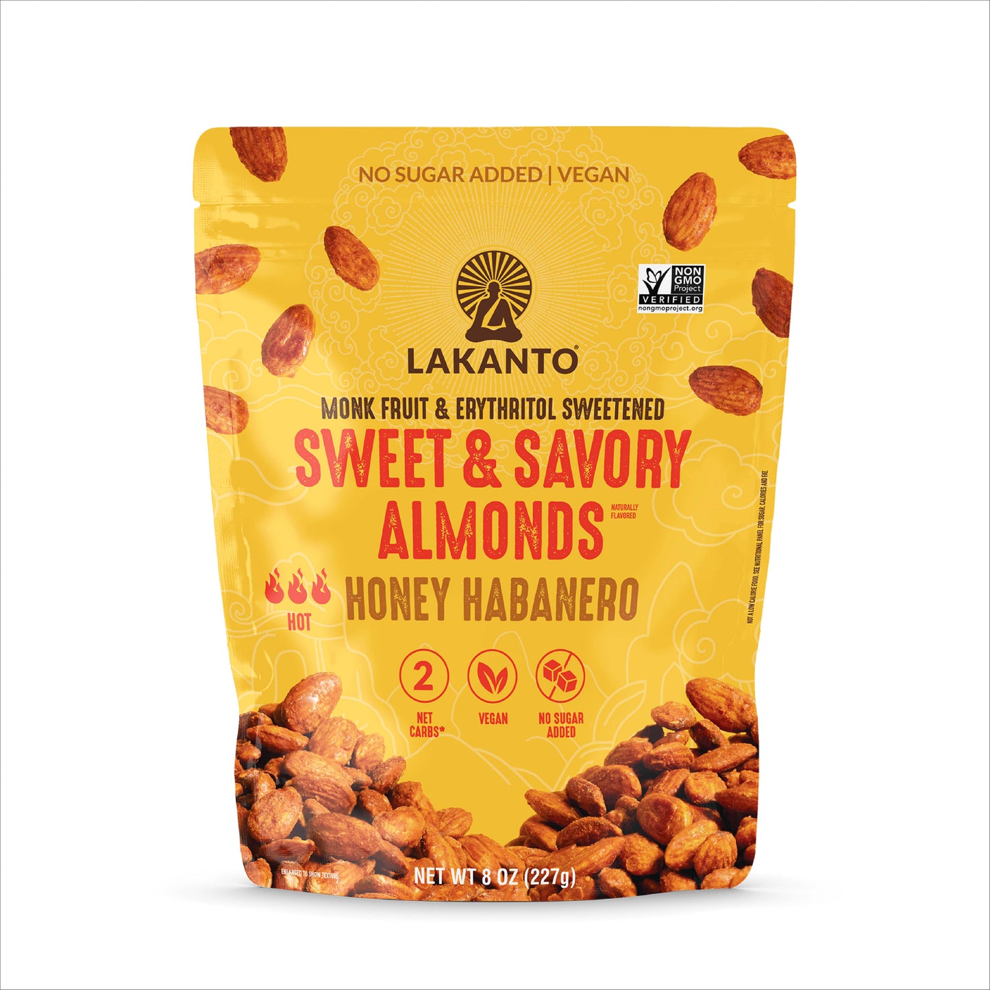 Lakanto Sweet and Savory Almonds Honey Habanero