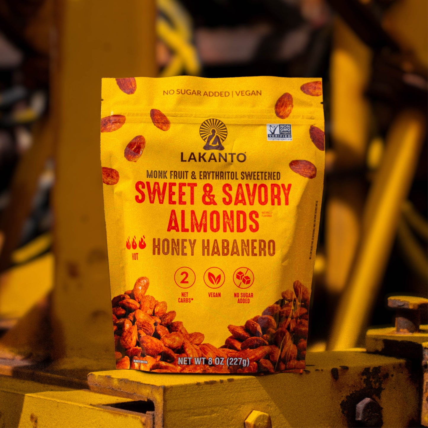 Lakanto Sweet and Savory Almonds Honey Habanero