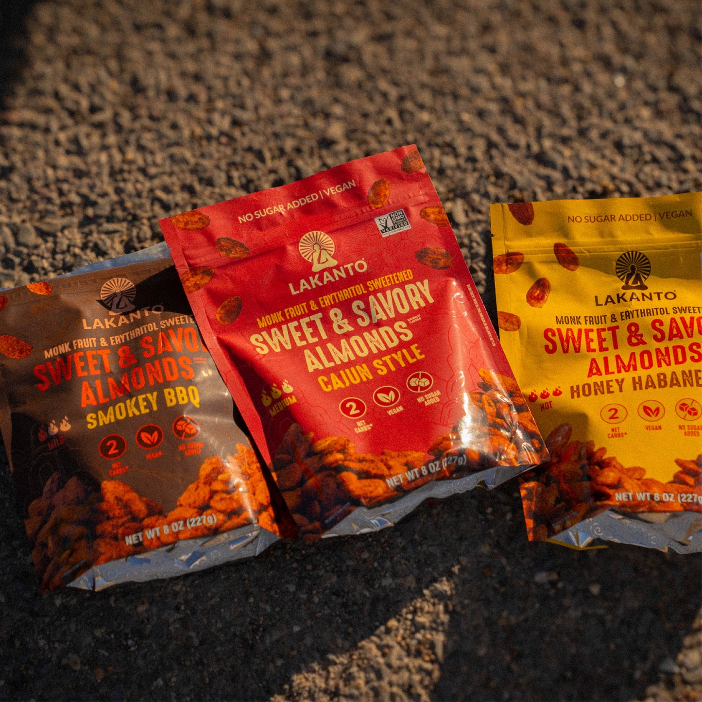 Lakanto Sweet and Savory Almonds Cajun Style