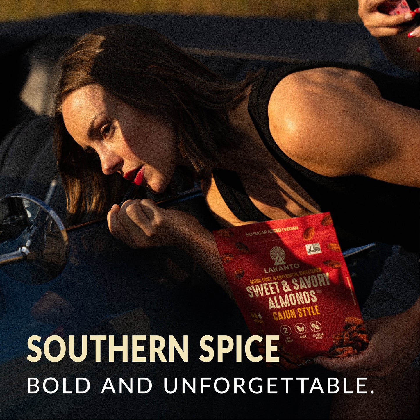 Lakanto Sweet and Savory Almonds Cajun Style