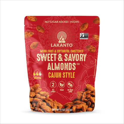 Lakanto Sweet and Savory Almonds Cajun Style