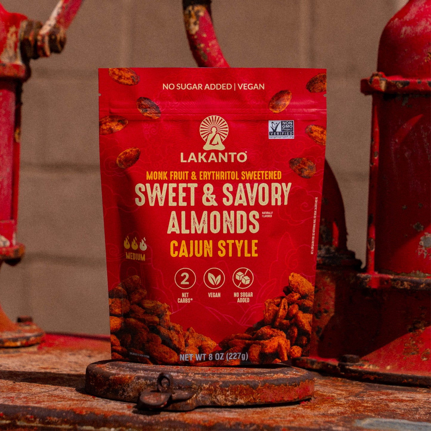 Lakanto Sweet and Savory Almonds Cajun Style