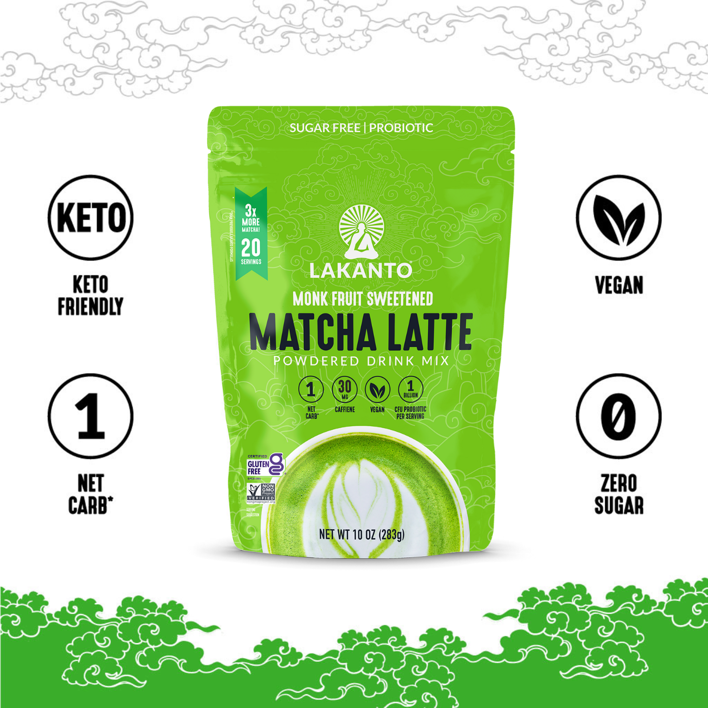Sugar-Free Matcha Latte Drink Mix