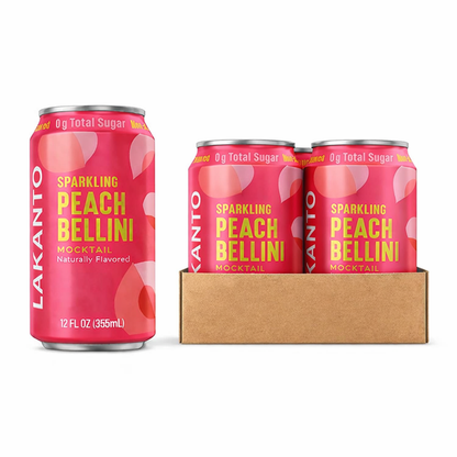 Lakanto Canned Drink, Peach Bellini