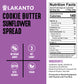 Ingredients and Nutritional Facts of Lakanto Cookie Butter Sunflower Spread