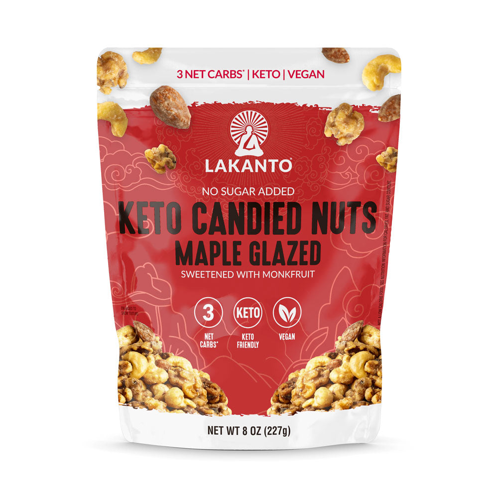 Lakanto Keto Candied Nuts Maple Glazed flavor
